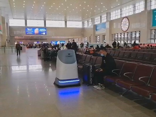 當高鐵站遇上坦力無人駕駛洗地車，奇跡發(fā)生了！