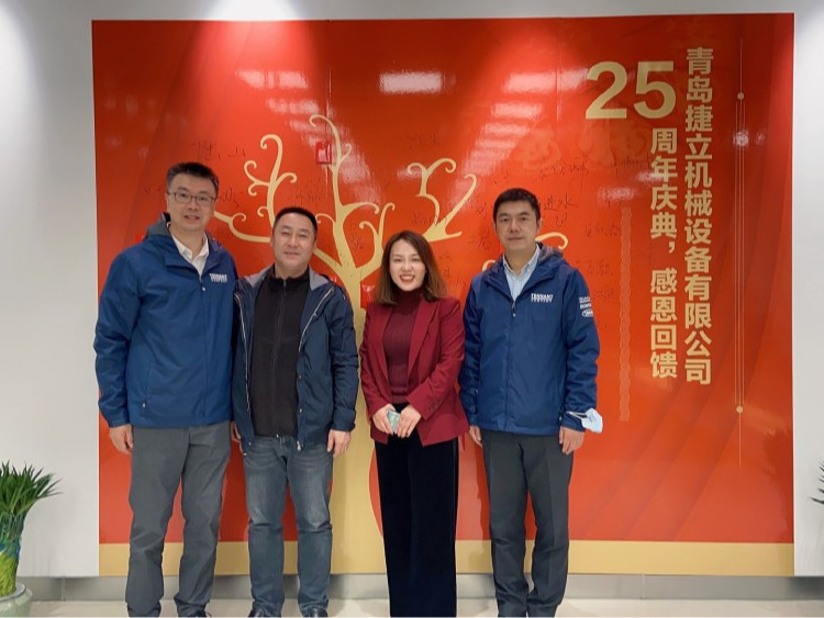 坦能集團(tuán)中國區(qū)總經(jīng)理走訪青島捷立機(jī)械：共謀發(fā)展，共創(chuàng)輝煌